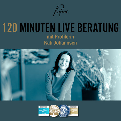 120 MINUTEN LIVE BERATUNG MIT PROFILERIN KATI JOHANNSEN