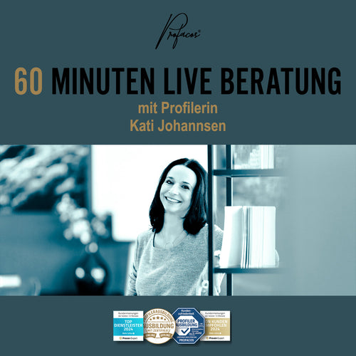 60 MINUTEN LIVE BERATUNG MIT PROFILERIN KATI JOHANNSEN